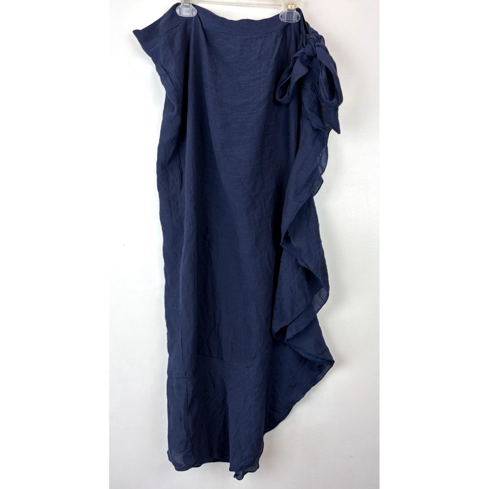 Cupshe Skirt Women Tie Waist Navy Blue Swim Cover Up One Size New Beach Vacation